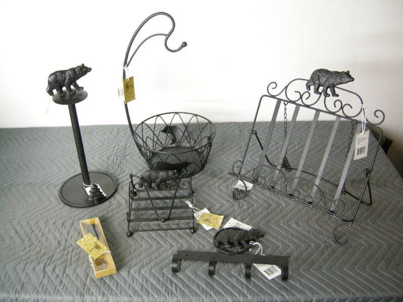 Metal Black Bear Items
