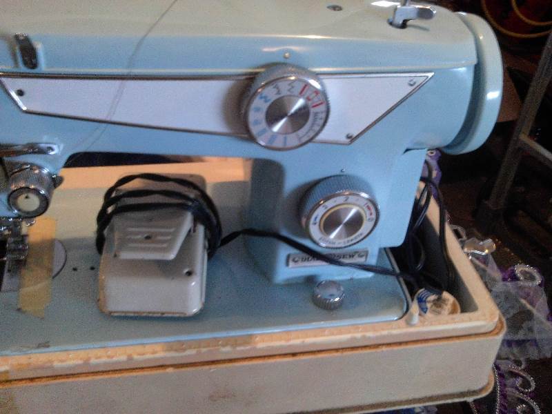 vintage dial and sew sewing machine