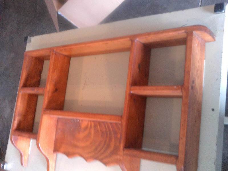 oak wall shelf