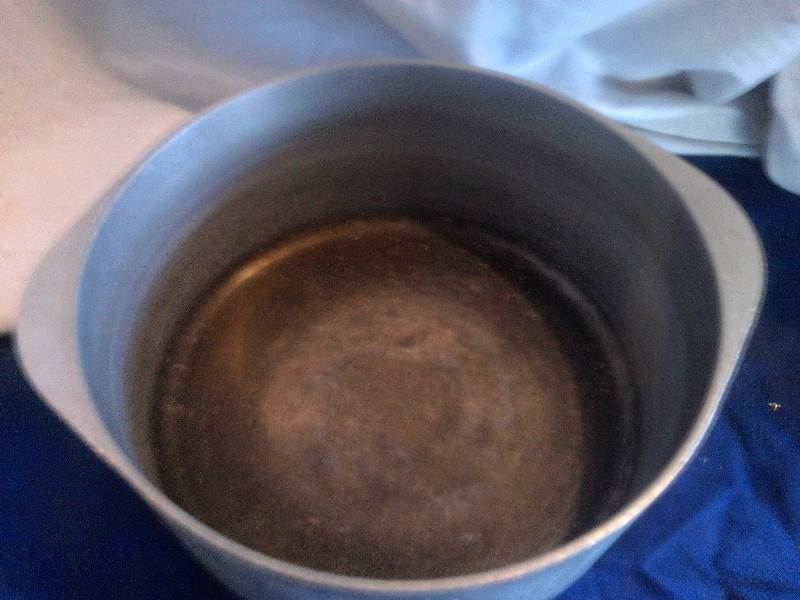 vintage aluminum kettle