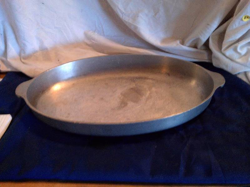 vintage aluminum roaster