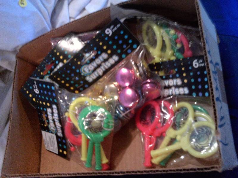 party decorations and cards