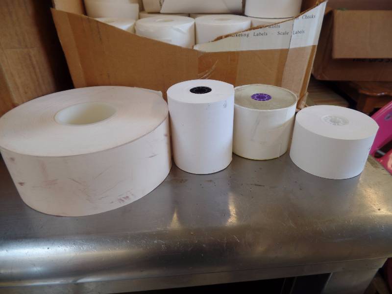 lot 24 image: Cash Register Paper Rolls