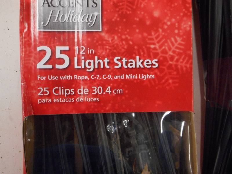 50 12 INCH LIGHT STAKES