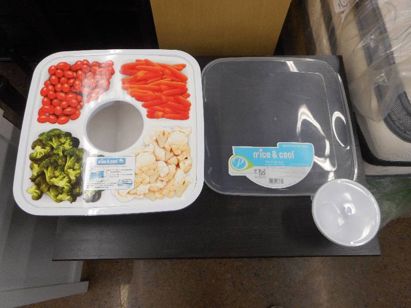 lot 70 image: VEGETABLE CHILL AND SERVE BOWL SYSTEM