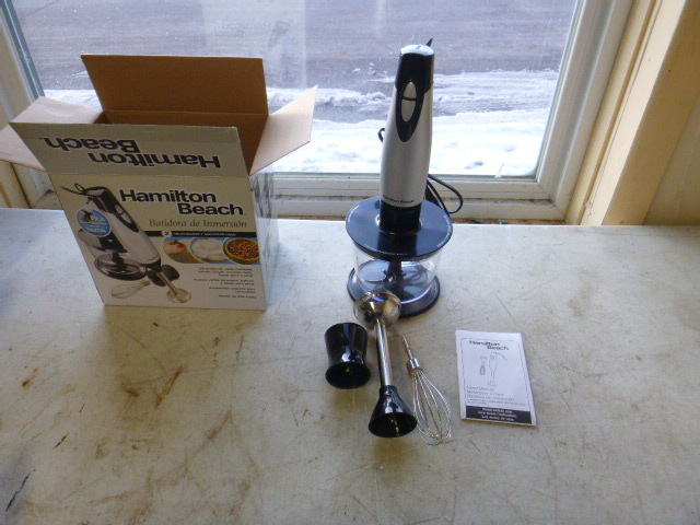 lot 108 image: New Hamilton Hand Immersion Blender