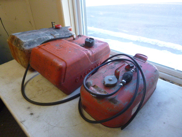 lot 123 image: 3 Marine Gas Cans