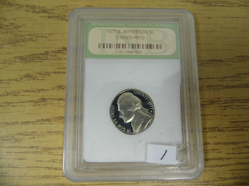 1977-S Proof Jefferson Nickel Cameo
