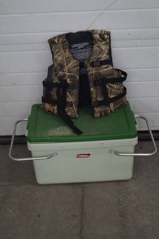 Cooler & Life Vest