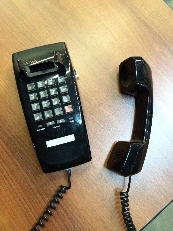 Large lot of telephones