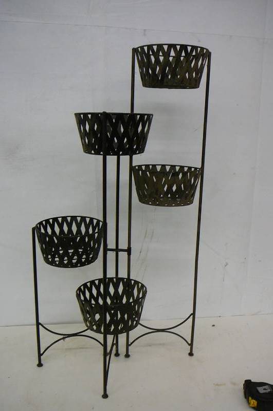 Metal Stand Flower Pots etc. 33 tall