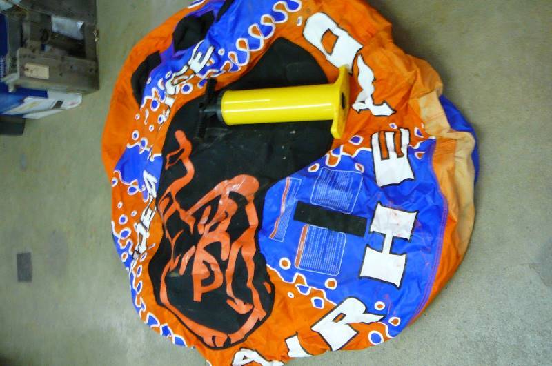 Airhead tube and pump & rope(Super Slice)