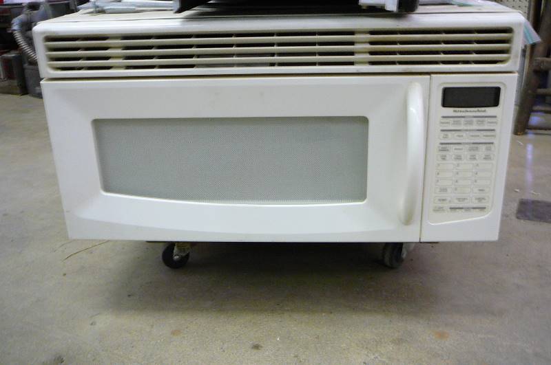 Microwave hood combination Kitchen aid space maker GE Whirlpool