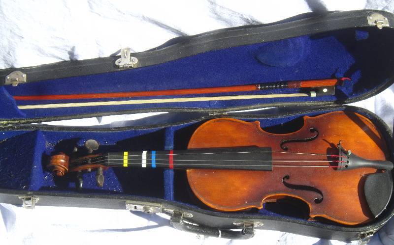 12 Size Suzuki Violin with Case and Bow.
