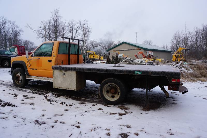 1993 Chevrolet Cheyenne 3500 HD Diesel Flat Bed Dually Work Truck