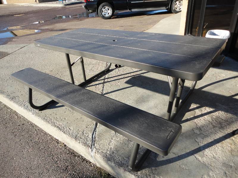 6 Foot Picnic Table Fold Up - Lifetime Brand