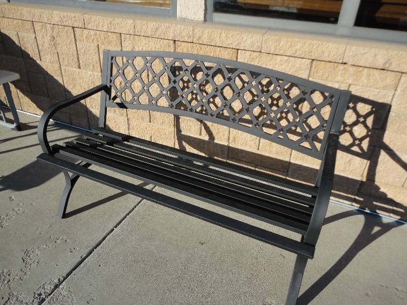 4 Foot Metal Bench