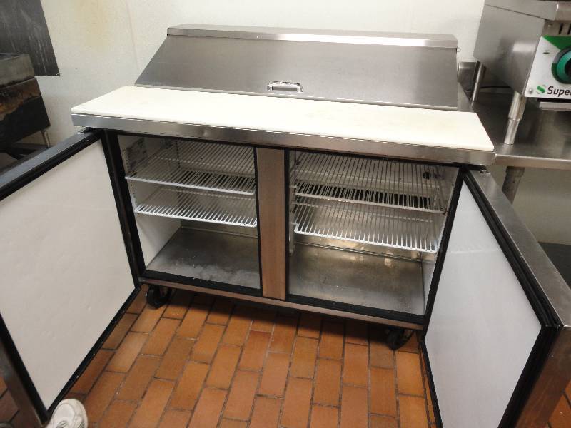 Two Door Sandwich  Salad Prep Refrigerator