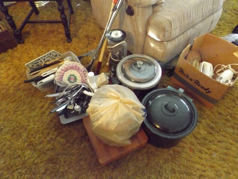 Crock Pots, Flatware, Utensils