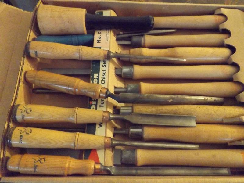 Wood Chisel Set and Stamps