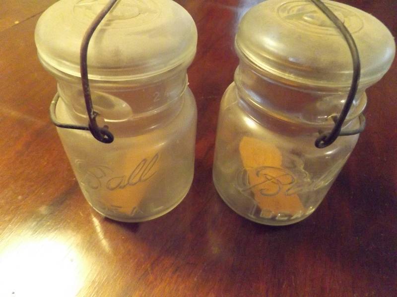 Vintage Ball Jars with Lids