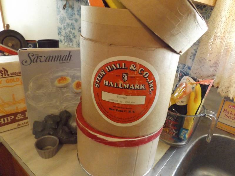 Vintage Ice Cream Containers, mini Cake molds, more