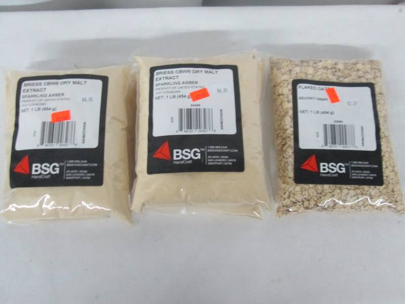 Sparkling Amber Dried Malt Extract & Flaked Oats
