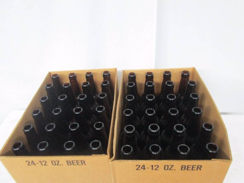 2 Boxes of Beer Bottles