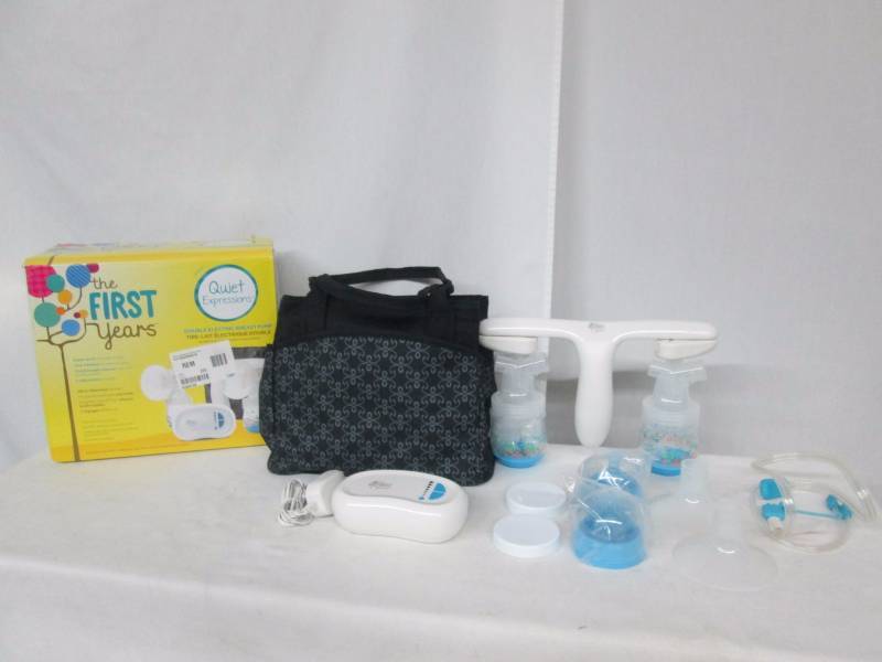 lot 14 image: Quiet Expressions Electric Double Breast Pump
