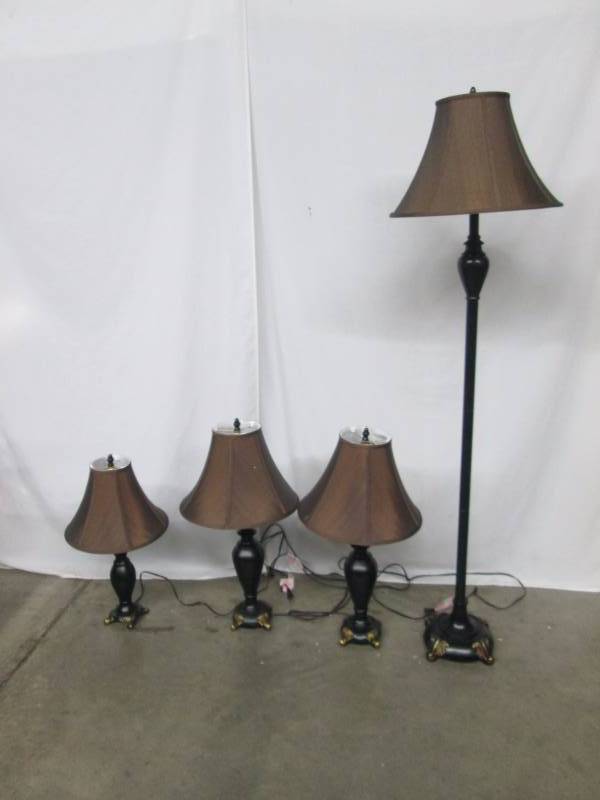lot 18 image: McLeland Design Tuscany 4-pc. Lamp Set