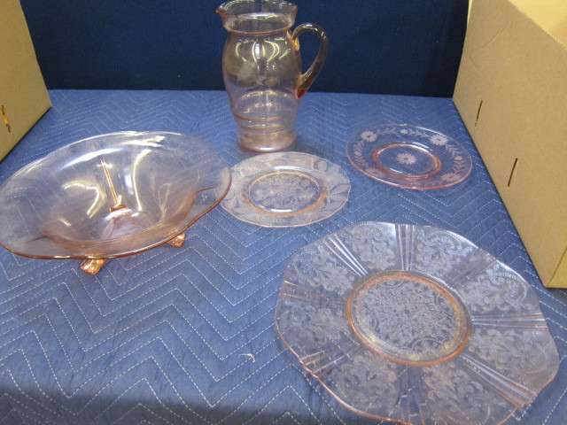 Pink Depression Glass