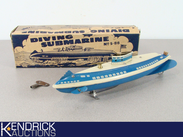 Vintage MINT in Box Wolverine Tin Diving Submarine No. S-88