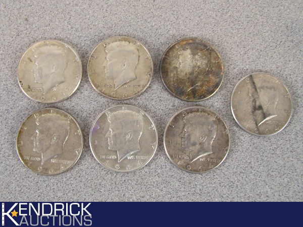$3.50 Face Value, 1964, 90% Silver Kennedy Half Dollars