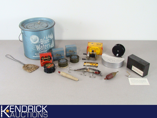Larger Lot of Vintage Fishing Equipment, Lures, etc.