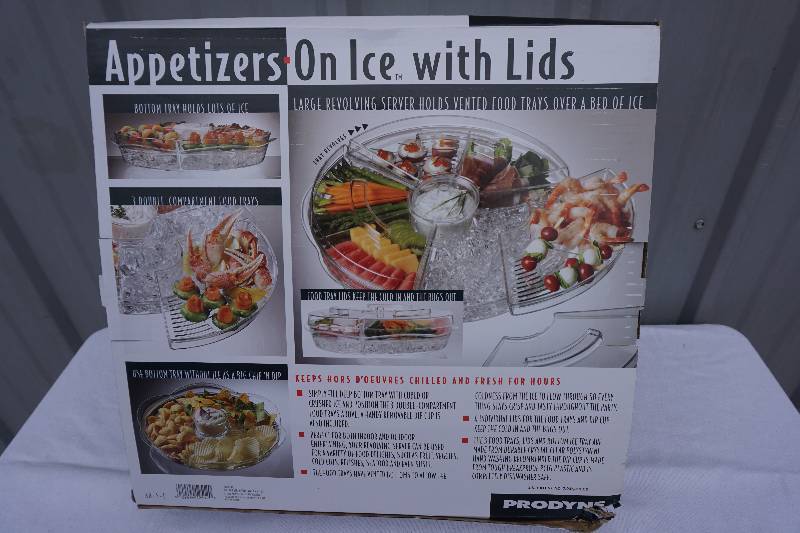 Prodyne Appetizers On Ice With Lids