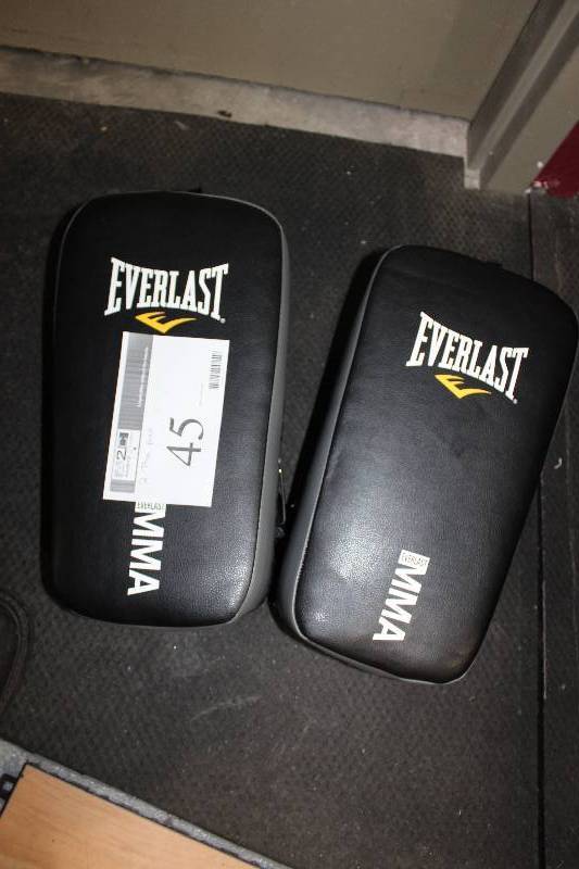 lot 45 image: Lot of (2) Everlast MMA Pads