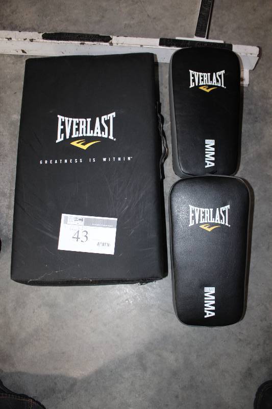 lot 43 image: Lot of (3) Everlast MMA Pads