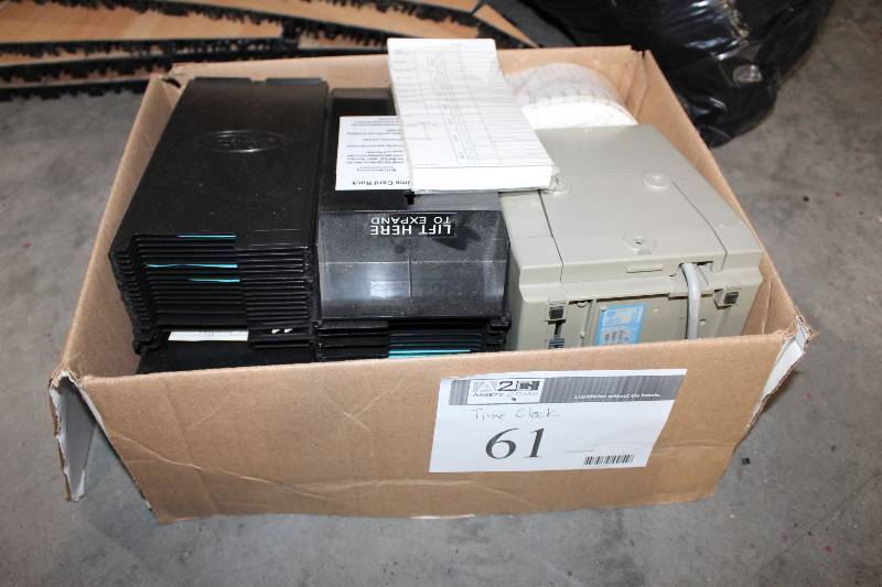 lot 61 image: Amano PIX 3000x Time Recorder