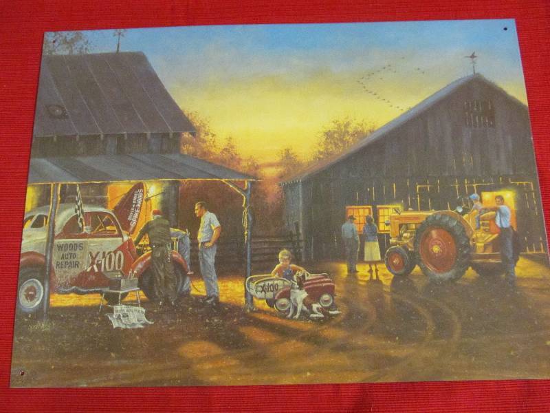 lot 4 image: vintage sign