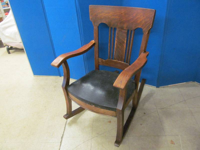 lot 63 image: vintage rocking chair