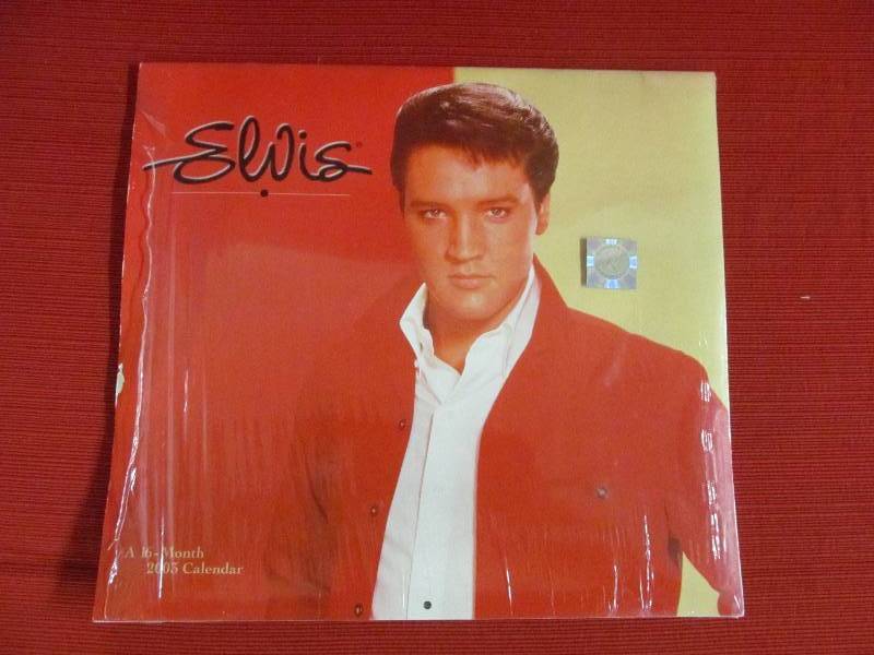 lot 86 image: Elvis calendar