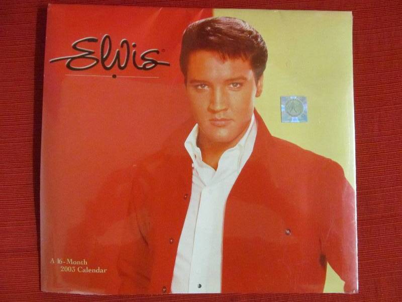 lot 87 image: Elvis calendar