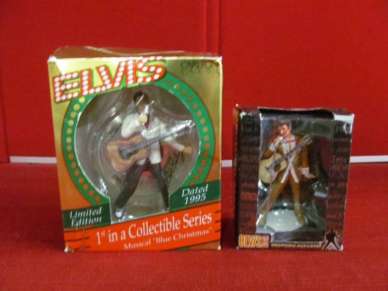 lot 89 image: Elvis ornaments