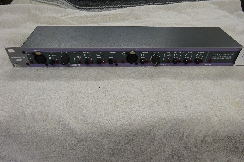 lot 11 image: Aphex 107 Tubessence 2 Channel Thermionic