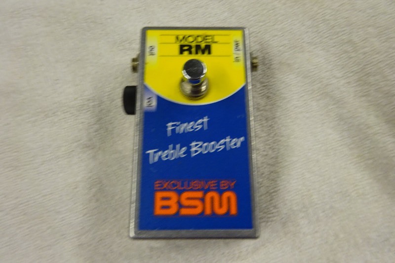 lot 27 image: BSM Model RM Finest treble booster guitar FX Pedal