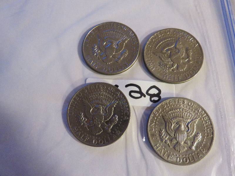 Lot of (4)Kennedy Half Dollars