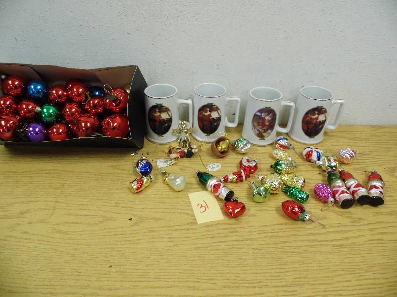 Coke Mugs - Glass Ornaments