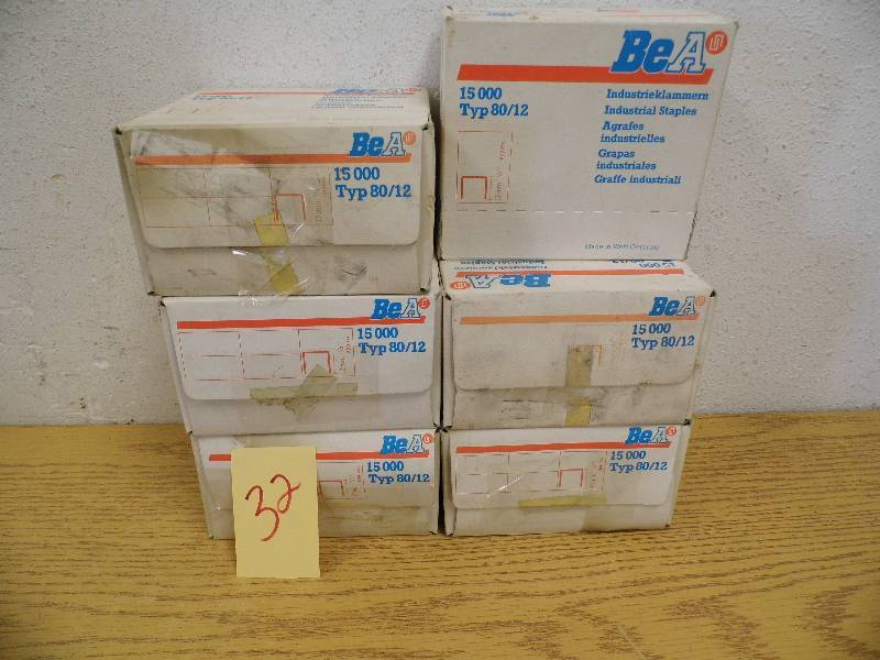 6 Boxes Industrial Staples