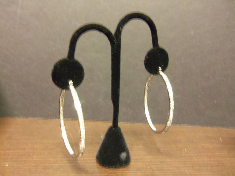 Earrings - Silver Hoops