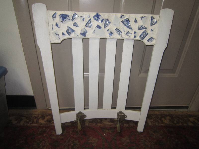 COAT RACK MADE FROM CHAIR BACK